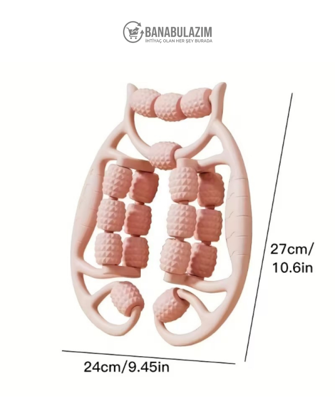 18 Silindirli Sıkılaştırıcı Masaj Aleti