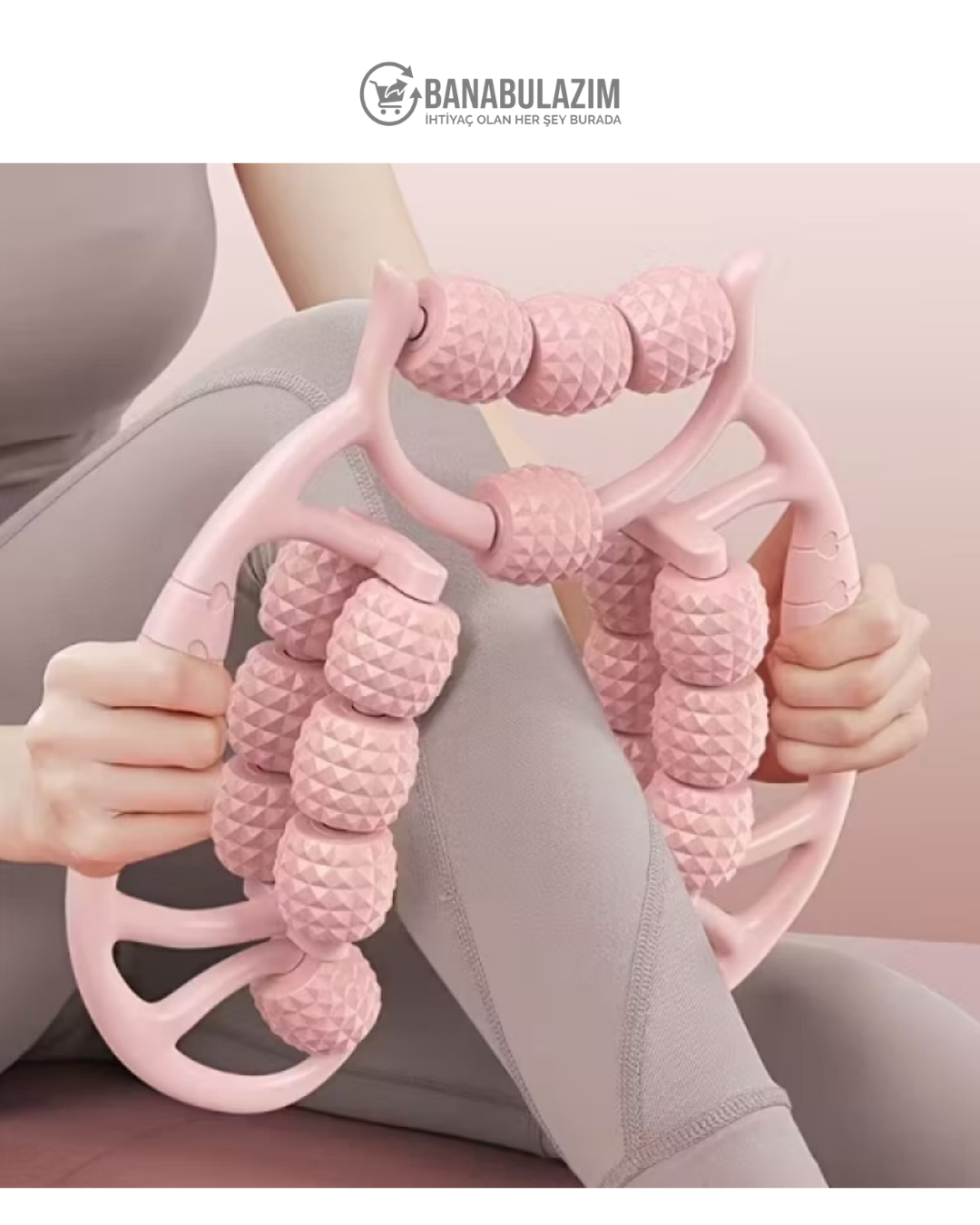 18 Silindirli Sıkılaştırıcı Masaj Aleti