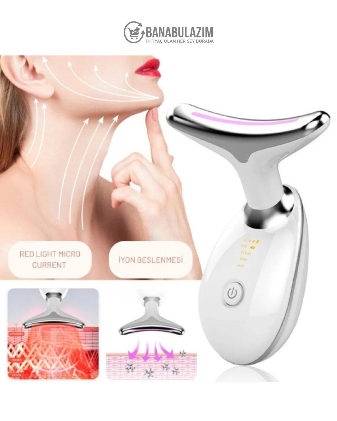 Kırışıklık Giderici Masaj Cihazı