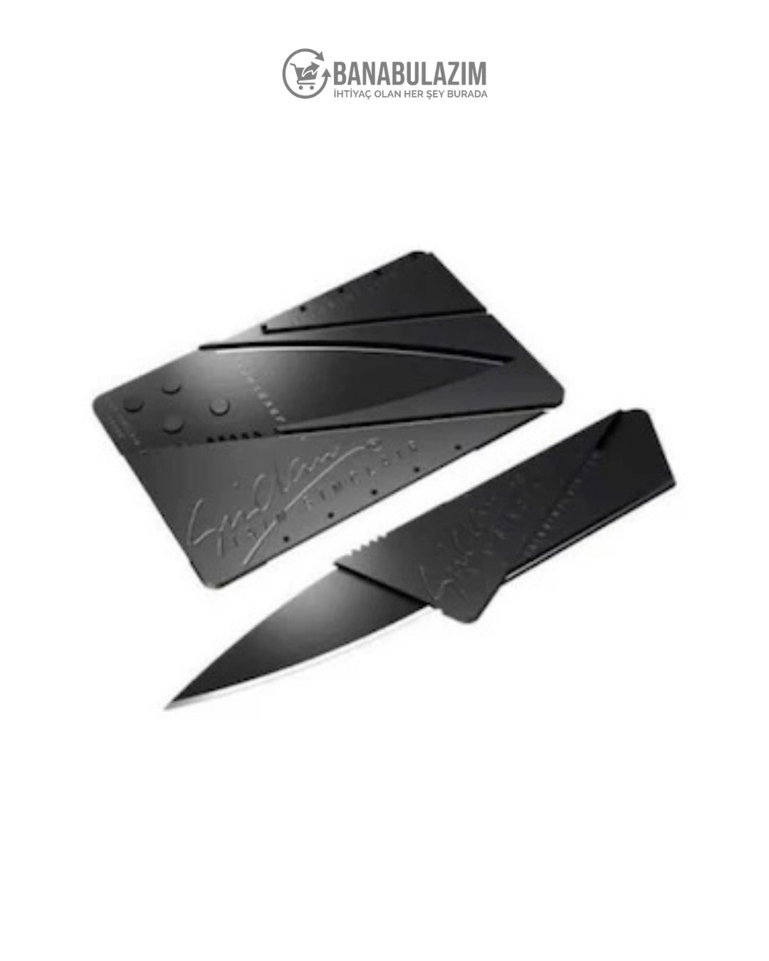 Kredi Kartı Paslanmaz Çelik Bıçak