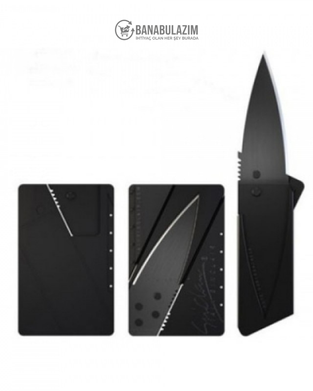 Kredi Kartı Paslanmaz Çelik Bıçak