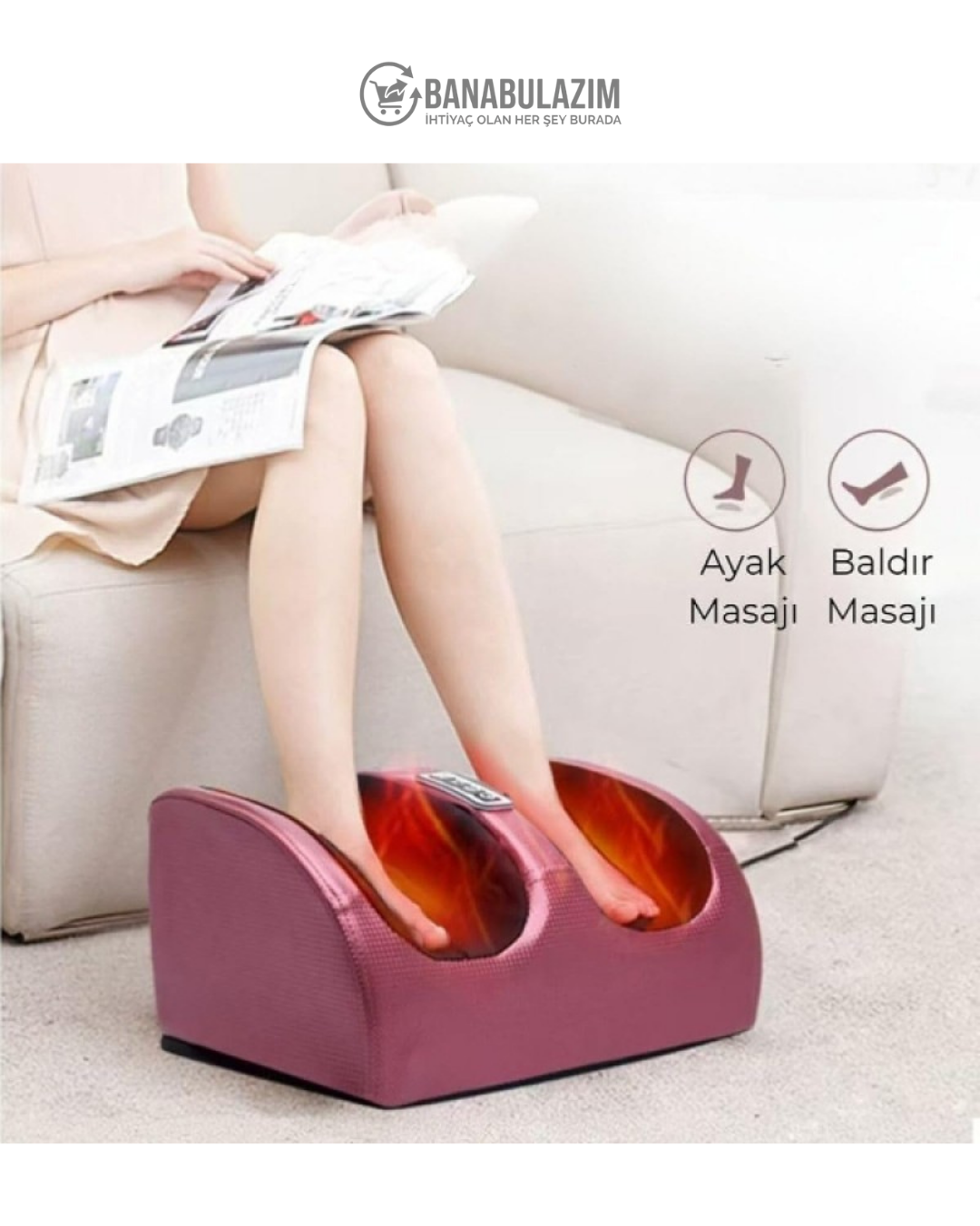 Isıtmalı Ayak Masaj Aleti