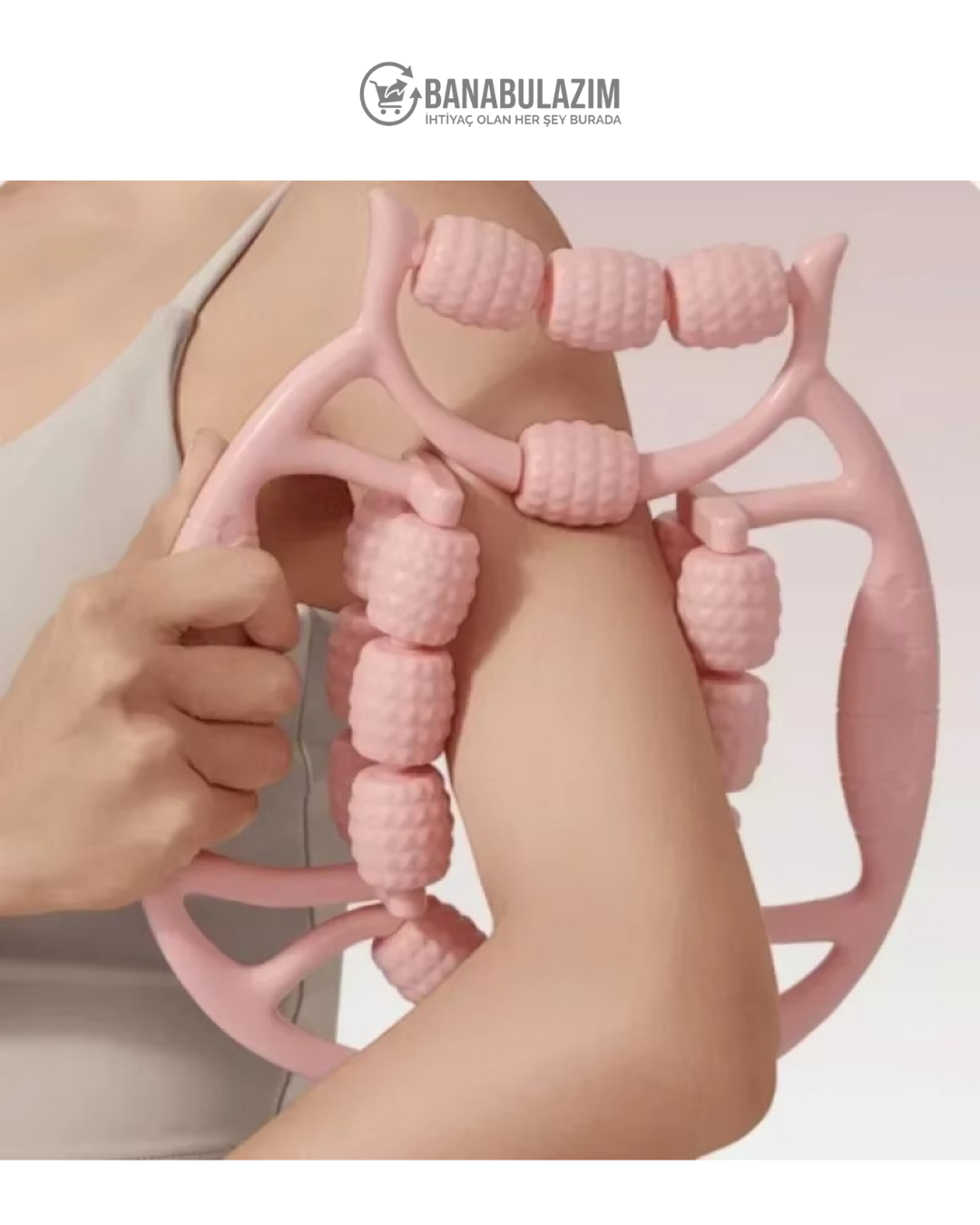 18 Silindirli Sıkılaştırıcı Masaj Aleti