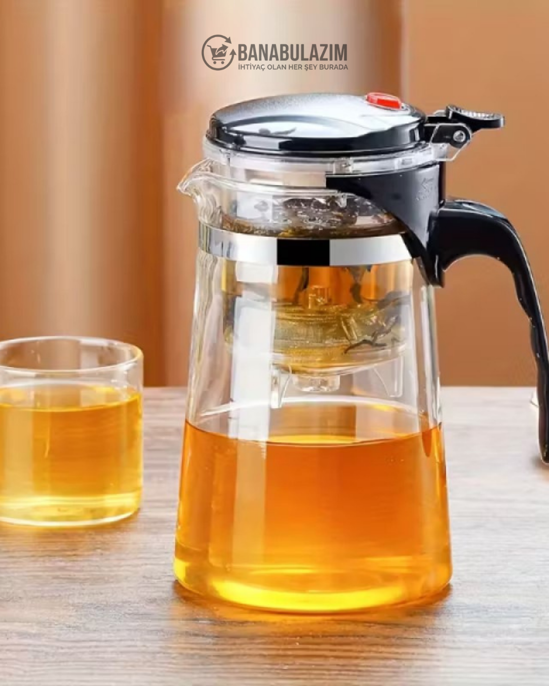 Otomatik Basmalı Demlik 900 ml