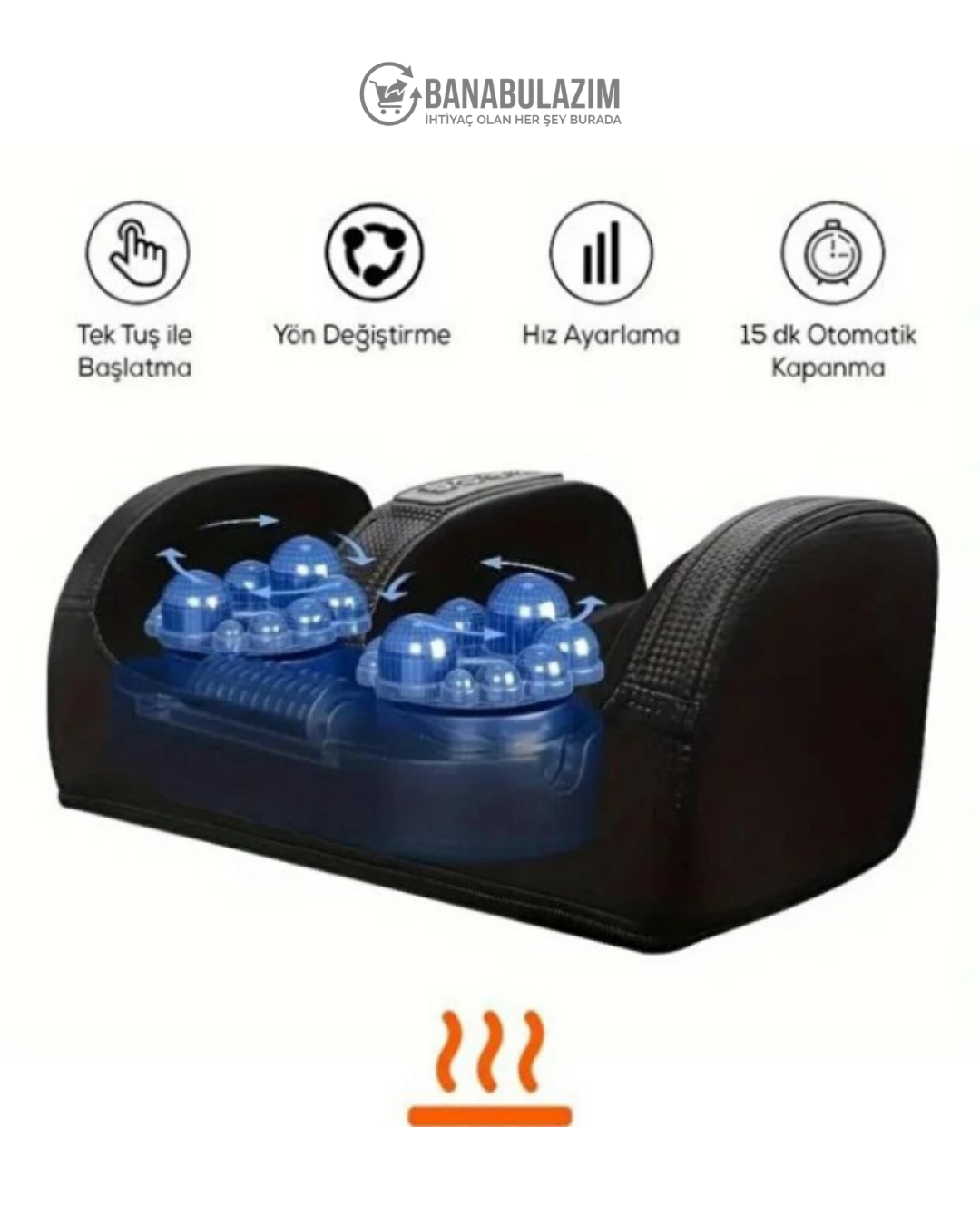 Isıtmalı Ayak Masaj Aleti