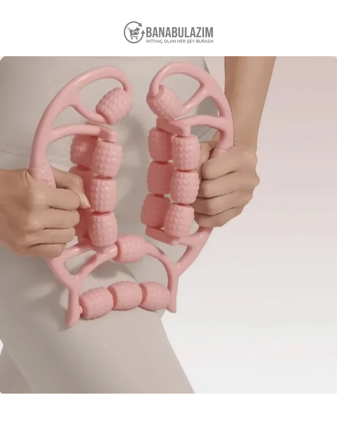 18 Silindirli Sıkılaştırıcı Masaj Aleti