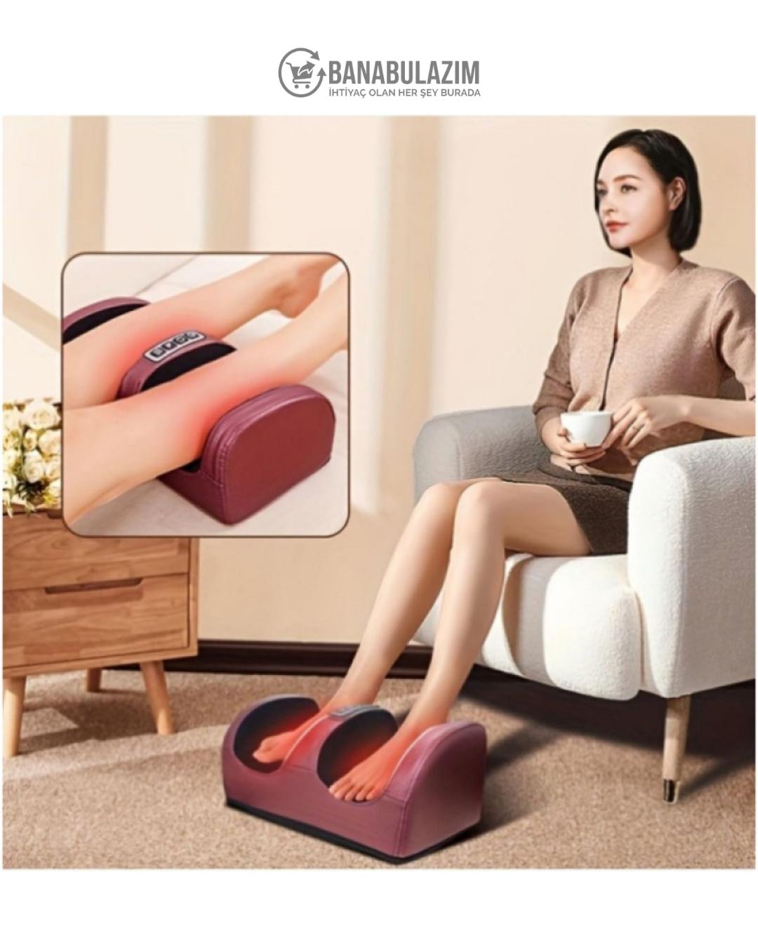 Isıtmalı Ayak Masaj Aleti
