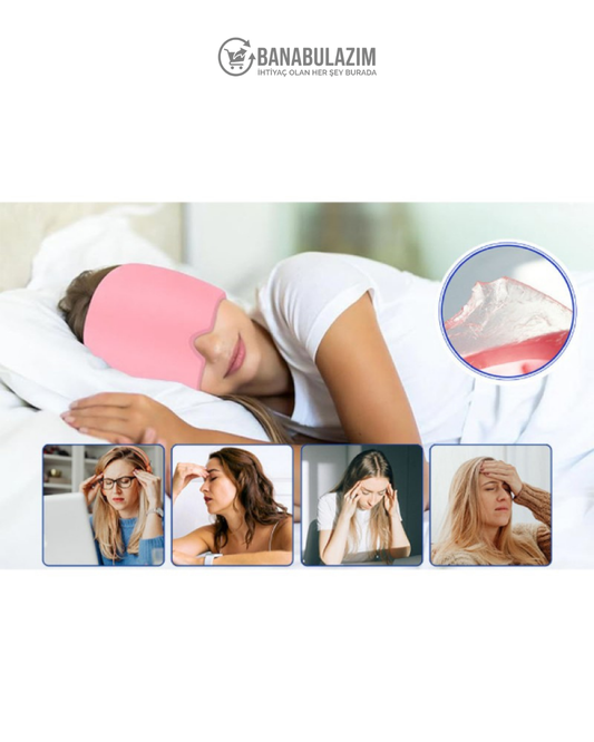 Rahatlatıcı Jel Migren Kafa Bandı